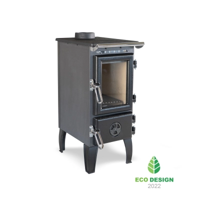 Caliskan Freestanding Wood Burning Stove - Matte Black